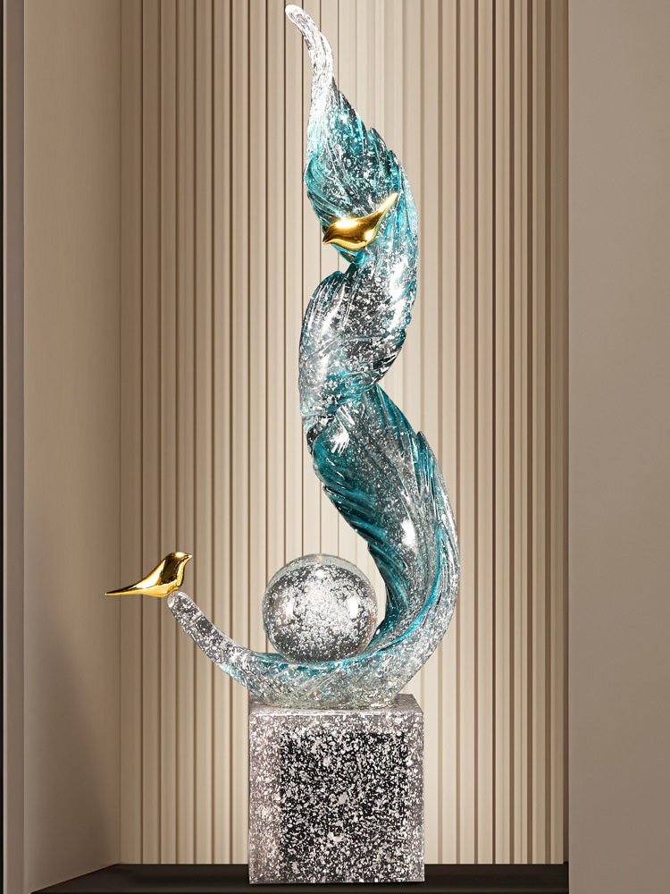 Resin Art Wedding Gift - Wohnzimmer-Dekoration Luxuriöse Große 73cm Kreative Skulpturen