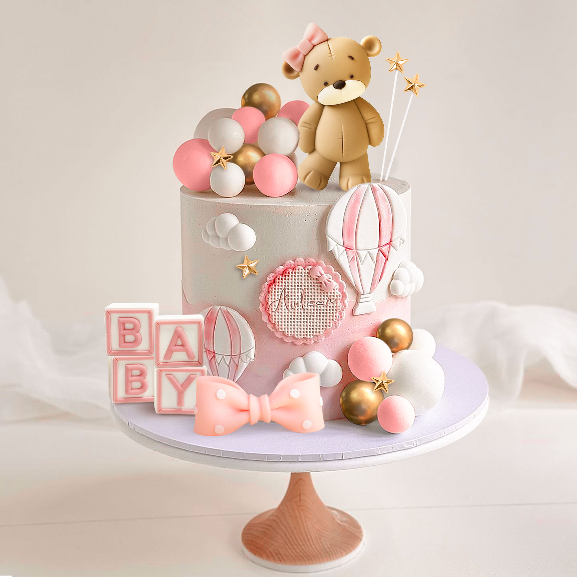 LaVenty Rosa Bär Kuchendekorat – Resin Art Alphabet Bewertung und Preis
