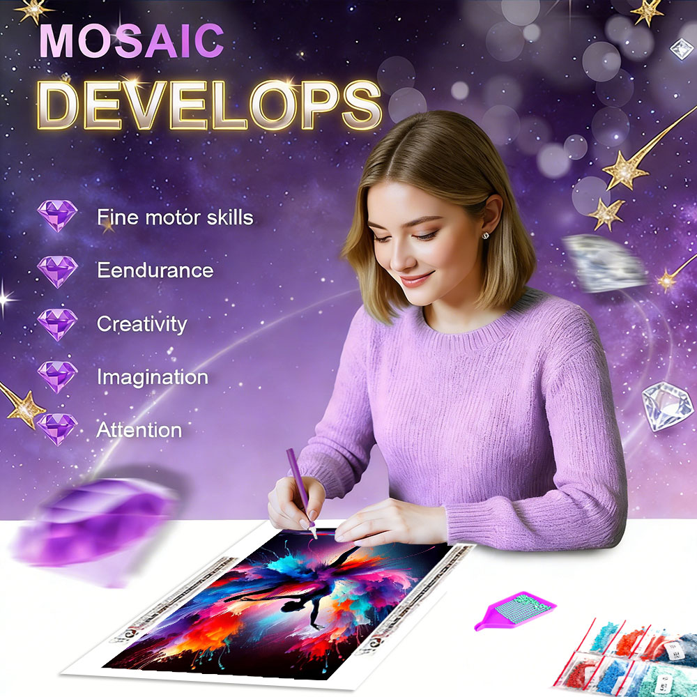 HUACAN 5D DIY Diamant-Mosaik-S – Resin Art Wallpaper Bewertung und Preis