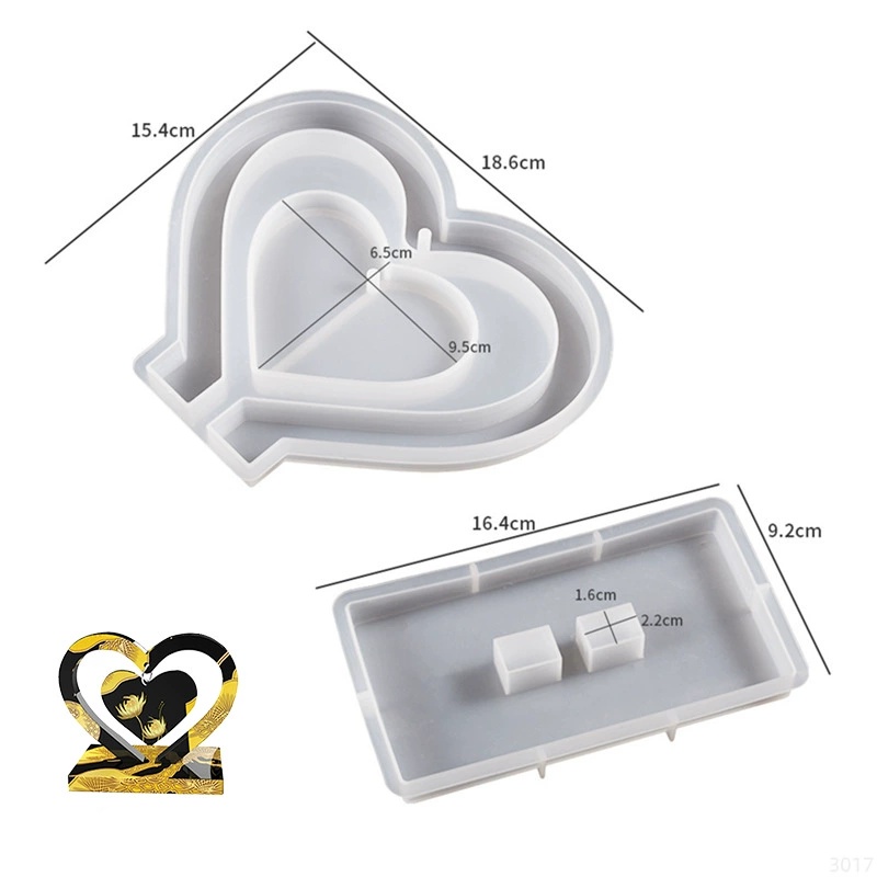 Buchstaben-Mm-Epoxidharz-Silik – Resin Art Alphabet Bewertung und Preis