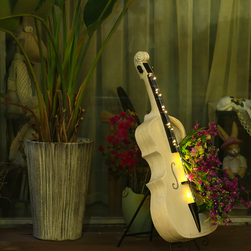 Cello-förmige Gartenfigur, gro – Resin Art Wedding Gift Bewertung und Preis