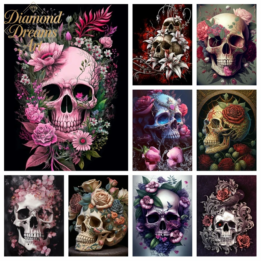 Rahmenloses Halloween-Totenkop – Resin Art Rose Bewertung und Preis