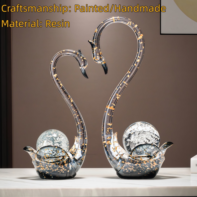 Luxuriöse Schwanen-Figur aus H – Resin Art Wedding Gift Bewertung und Preis