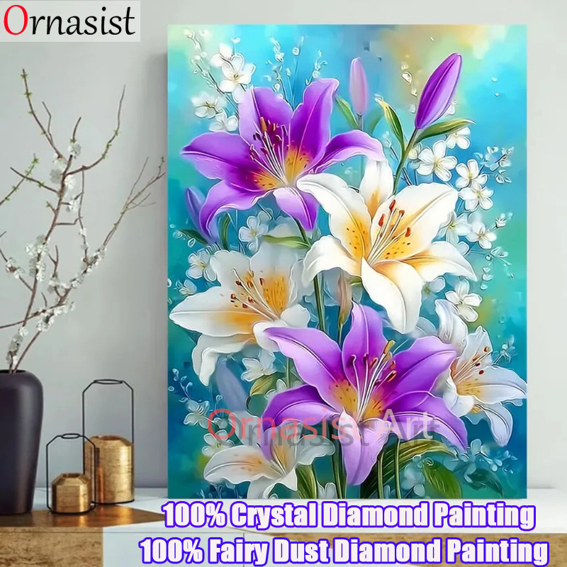 Volle Kristall Diamant Mosaik  – Resin Art Wallpaper Bewertung und Preis
